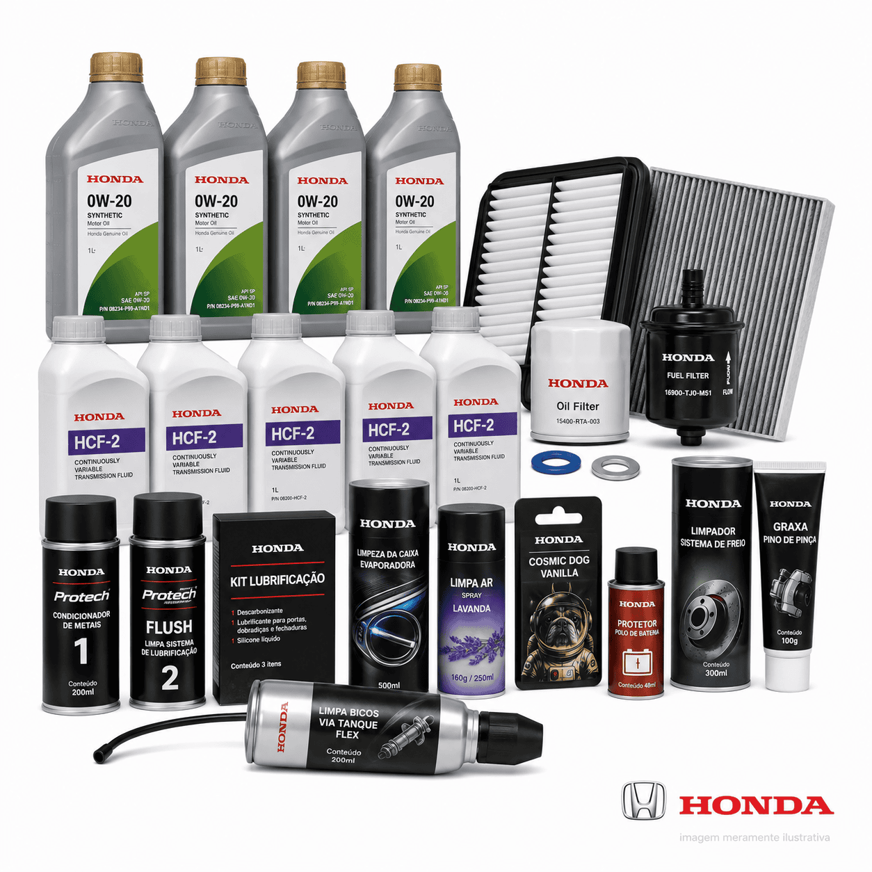 KIT Revisão 120.000km - FIT CVT 2015 a 2021